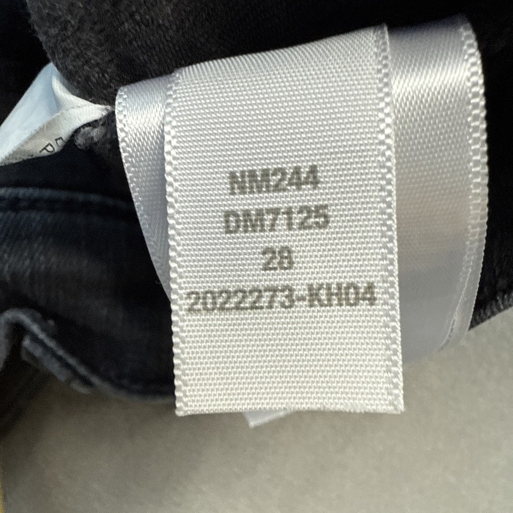 Madewell Jeans Womens 28 Black Mid Rise Kick‎ Out Bootcut Crop Stretch Denim - Picture 6 of 12